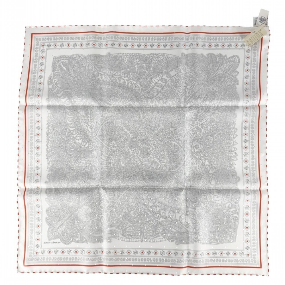 HERMES Authentic Black Silk Scarf - Picture 2 of 6